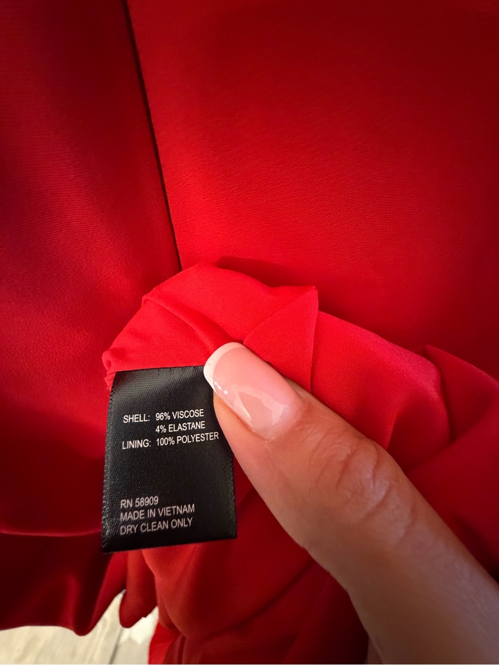 ANTONIO MELANI Red Long Sleeve Twist-Front Midi Dress - Picture 7 of 8